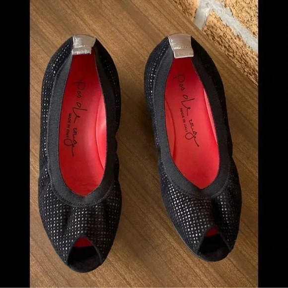 Pas de rouge wedge shoes size 7.5 - Picture 3 of 11